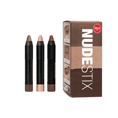 NUDE MATTE EYES 3PC MINI KIT (SET DE BÁLSAMOS MULTI-USOS)